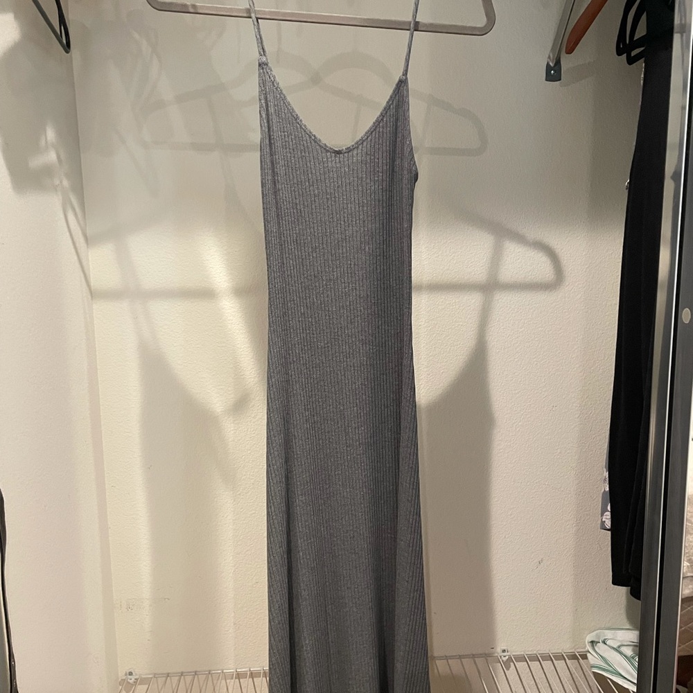 Reformation Grey Dress